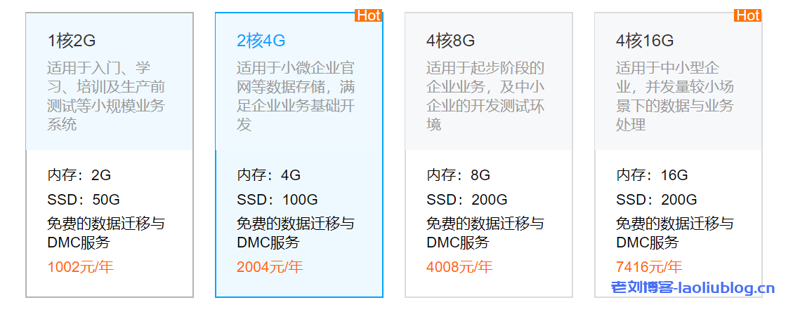 云数据库MySQL配置