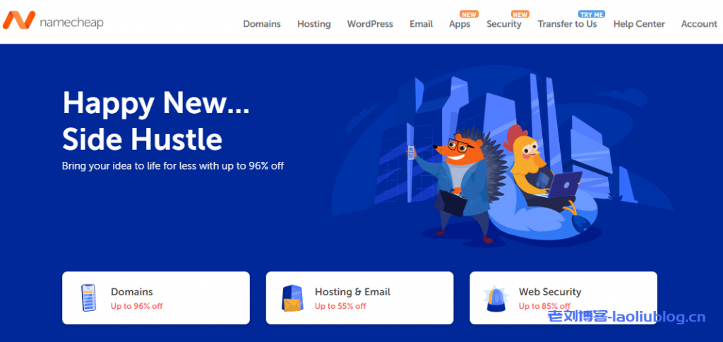 NameCheap新年首次促销域名、域名邮局、SSL证书和Premium DNS等最高优惠96%