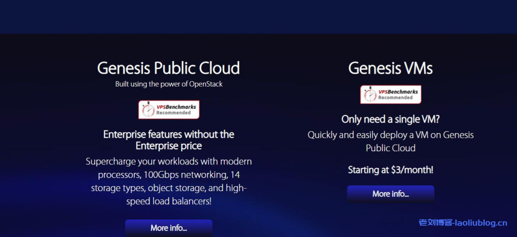 Genesishosting：美国芝加哥云服务器，OpenStack虚拟架构，1核1G内存5TB月流量$3/月起